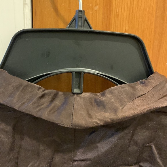 EILEEN Fisher Chocolate Brown Size Small L- Women Classic Collar Shirt Dress - Picture 6 of 11